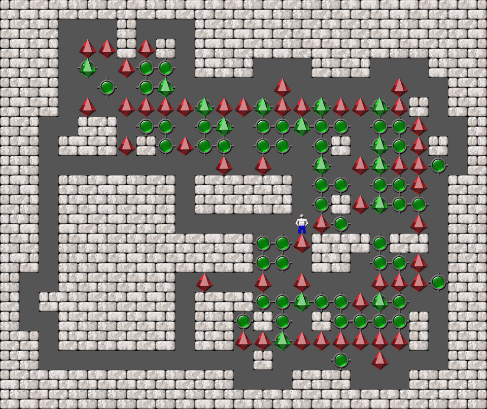 Сокобан Bugs509 collection уровень 483